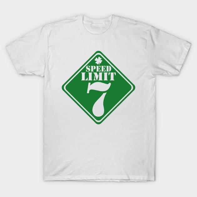 'Speed Limit Lucky Number 7' Awesome Lucky Number Gift T-Shirt by ourwackyhome